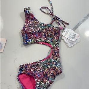 Brand new little peixoto cut out bathing suit sz 2